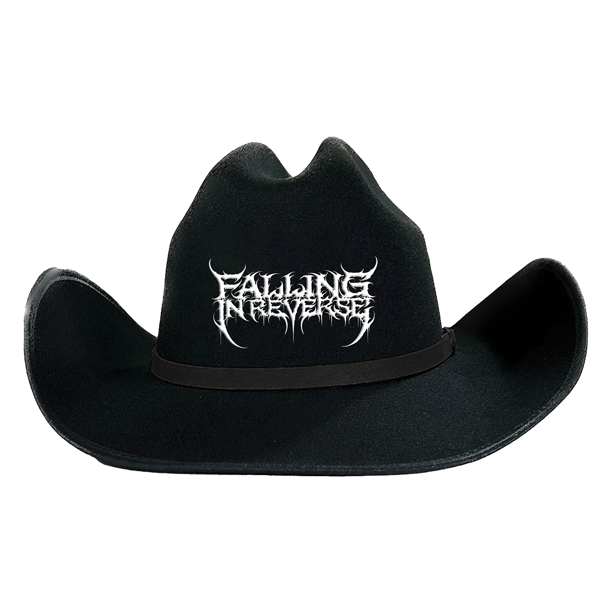 falling-in-reverse-cowboy-hat-hut-schwarz-logo image 1