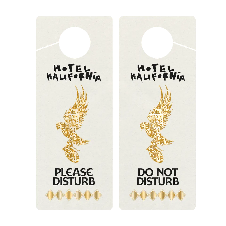 hollywood-undead-hotel-kalifornia-door-hanger-t-rh-nger-accessoire image 1